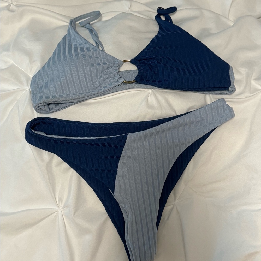 Small blue bikini